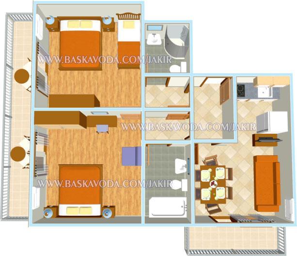 Apartman Jakir 바스카보다 외부 사진